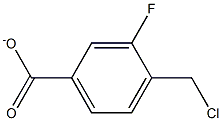 3-氟-4-氯苯甲酸甲酯, , 结构式