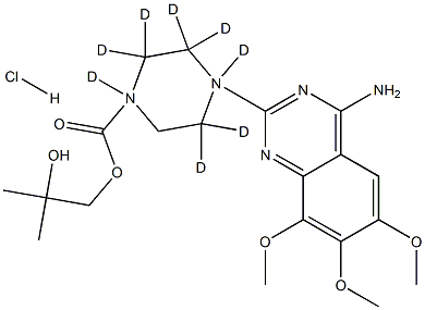  4-(4-AMino-6,7,8-triMethoxy-2-quinazolinyl)-1-(piperazine-d8)carboxylic Acid 2-Hydroxy-2-Methylpropyl Ester Hydrochloride