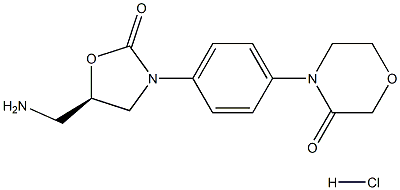 (R)-4-(4-(5-(aMinoMethyl)-2-oxooxazolidin-3-yl)phenyl)Morpholin-3-one (Hydrochloride) Structure