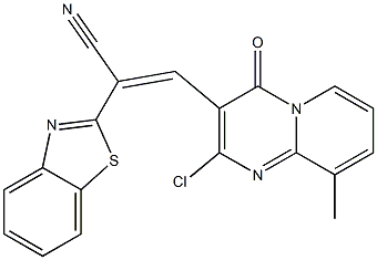 (Z)-2-(benzo[d]thiazol-2-yl)-3-(2-chloro-9-Methyl-4-oxo-4H-pyrido[1,2-a]pyriMidin-3-yl)acrylonitrile