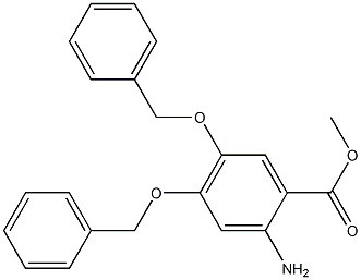Methyl 2-aMino-4,5-bis(benzyloxy)benzoate 结构式