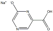 sodiuM 6-oxidopyrazine-2-carboxylate Struktur