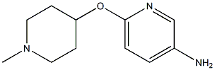 6-(1-Methyl-piperidin-4-yloxy)-pyridin-3-ylaMine,,结构式