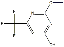 2-Methoxy-6-trifluoroMethyl-pyriMidin-4-ol 化学構造式