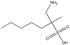 1-aMino-2-Methylheptane-2-sulfonic acid 结构式