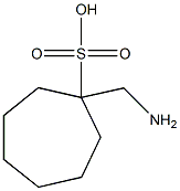 1-aMinoMethylcycloheptane-1-sulfonic acid 结构式