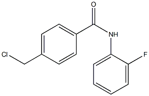 4-(氯甲基)-N-(2-氟苯基)苯甲酰胺,97%,1094268-50-4,结构式