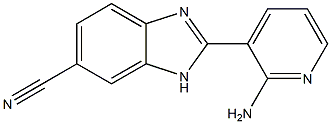 2-(2-AMino-3-pyridyl)-6-cyanobenziMidazole, 97% Structure