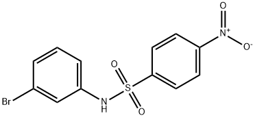 N-(3-BroMophenyl)-4-nitrobenzenesulfonaMide, 97% Structure