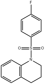 1-(4-氟苯磺酰基)-1,2,3,4-四氢喹啉, 326022-77-9, 结构式