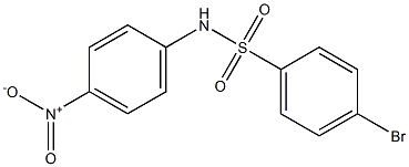 4-溴-N-(4-硝基苯)苯磺酰胺,97%,,结构式