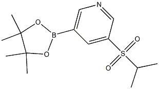 3-(Propane-2-sulfonyl)-5-(4,4,5,5-tetraMethyl-[1,3,2]dioxaborolan-2-yl)-pyridine|