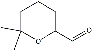 2,2-DIMETHYL-TETRAHYDRO-PYRAN-6-CARBALDEHYDE Structure