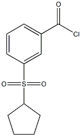 3-(cyclopentylsulfonyl)benzoyl chloride|