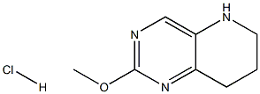 2-Methoxy-5,6,7,8-tetrahydro-pyrido[3,2-d]pyriMidine hydrochloride,,结构式
