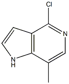 4-Chloro-7-Methyl-5-azaindole Struktur