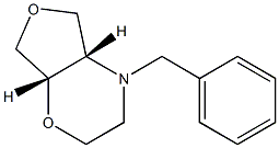 (4aS,7aS)-4-benzyl-hexahydro-2H-furo[3,4-b][1,4]oxazine Structure