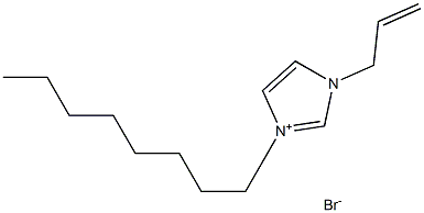 1-Allyl-3-octyliMidazoliuM broMide Structure