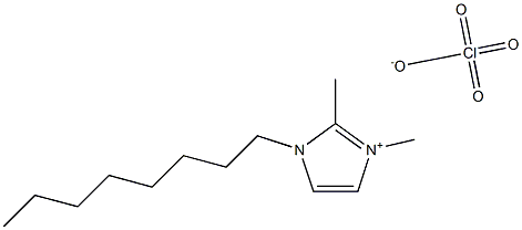 1-octyl-2,3-diMethyliMidazoliuM perchlorate 化学構造式