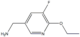 C-(6-Ethoxy-5-fluoro-pyridin-3-yl)-MethylaMine 化学構造式