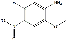 2-氨基-4-氟-5-硝基苯甲醚,2-甲氧基-4-硝基-5-氟苯胺 结构式