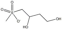 S-1-Methanesulfonate-1,3-Butanediol Structure
