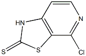 4-chlorothiazolo[5,4-c]pyridine-2(1H)-thione,,结构式