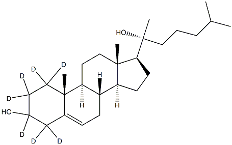 20a-Hydroxy Cholesterol-d7 Structure