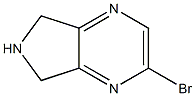 2-broMo-6,7-dihydro-5H-pyrrolo[3,4-b]pyrazine Struktur