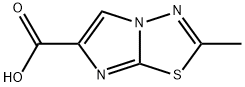 2-甲基咪唑并[2,1-B][1,3,4]噻二唑-6-羧酸,96356-06-8,结构式