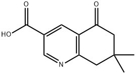 7,7-DIMETHYL-5-OXO-5,6,7,8-TETRAHYDROQUINOLINE-3-CARBOXYLICACID Struktur