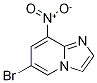 6-Bromo-8-nitroimidazo[1,2-a]pyridine 结构式