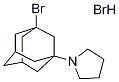 1-(3-ブロモ-1-アダマンチル)ピロリジン臭化水素酸塩 化学構造式