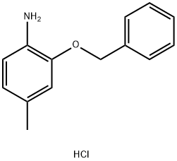 2-(BENZYLOXY)-4-METHYLANILINE HYDROCHLORIDE,142769-31-1,结构式