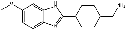 4-(5-METHOXY-1H-BENZIMIDAZOL-2-YL)CYCLOHEXYL]METHYLAMINE Structure