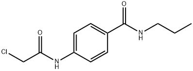4-[(CHLOROACETYL)AMINO]-N-PROPYLBENZAMIDE Structure