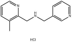 (3-METHYL-PYRIDIN-2-YLMETHYL)-PYRIDIN-3-YLMETHYL-AMINE TRIHYDROCHLORIDE,1185293-05-3,结构式