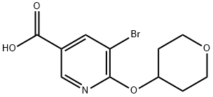 5-bromo-6-(tetrahydro-2h-pyran-4-yloxy)nicotinic acid price.