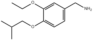 1-(3-Ethoxy-4-isobutoxyphenyl)methanamine 化学構造式