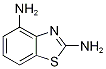 1,3-Benzothiazole-2,4-diamine 化学構造式