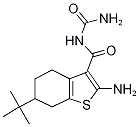 2-Amino-N-(aminocarbonyl)-6-tert-butyl-4,5,6,7-tetrahydro-1-benzothiophene-3-carb Structure