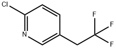 2-クロロ-5-(2,2,2-トリフルオロエチル)ピリジン 化学構造式