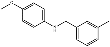 4-Methoxy-N-(3-methylbenzyl)aniline Structure