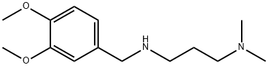 N'-(3,4-Dimethoxybenzyl)-N,N-dimethylpropane-1,3-diamine 化学構造式
