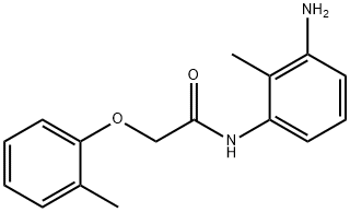 N-(3-Amino-2-methylphenyl)-2-(2-methylphenoxy)-acetamide 结构式