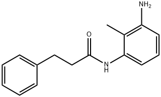 N-(3-Amino-2-methylphenyl)-3-phenylpropanamide Structure