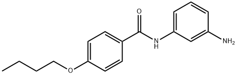 N-(3-Aminophenyl)-4-butoxybenzamide Struktur