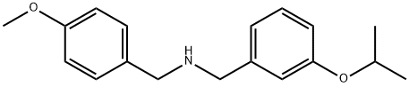 N-(3-Isopropoxybenzyl)(4-methoxyphenyl)methanamine Structure