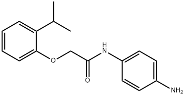 N-(4-Aminophenyl)-2-(2-isopropylphenoxy)acetamide Structure