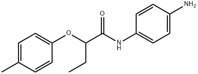 N-(4-Aminophenyl)-2-(4-methylphenoxy)butanamide 化学構造式